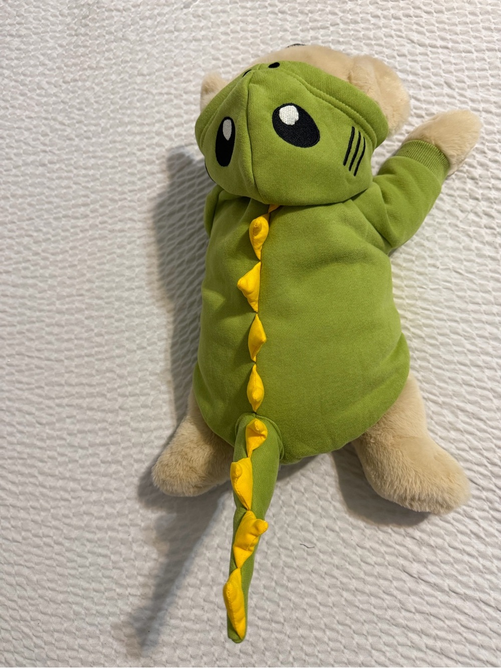 Dog Dinosaur Costume Small Dog Halloween Costume Warm Fleece Hoodie - Small
